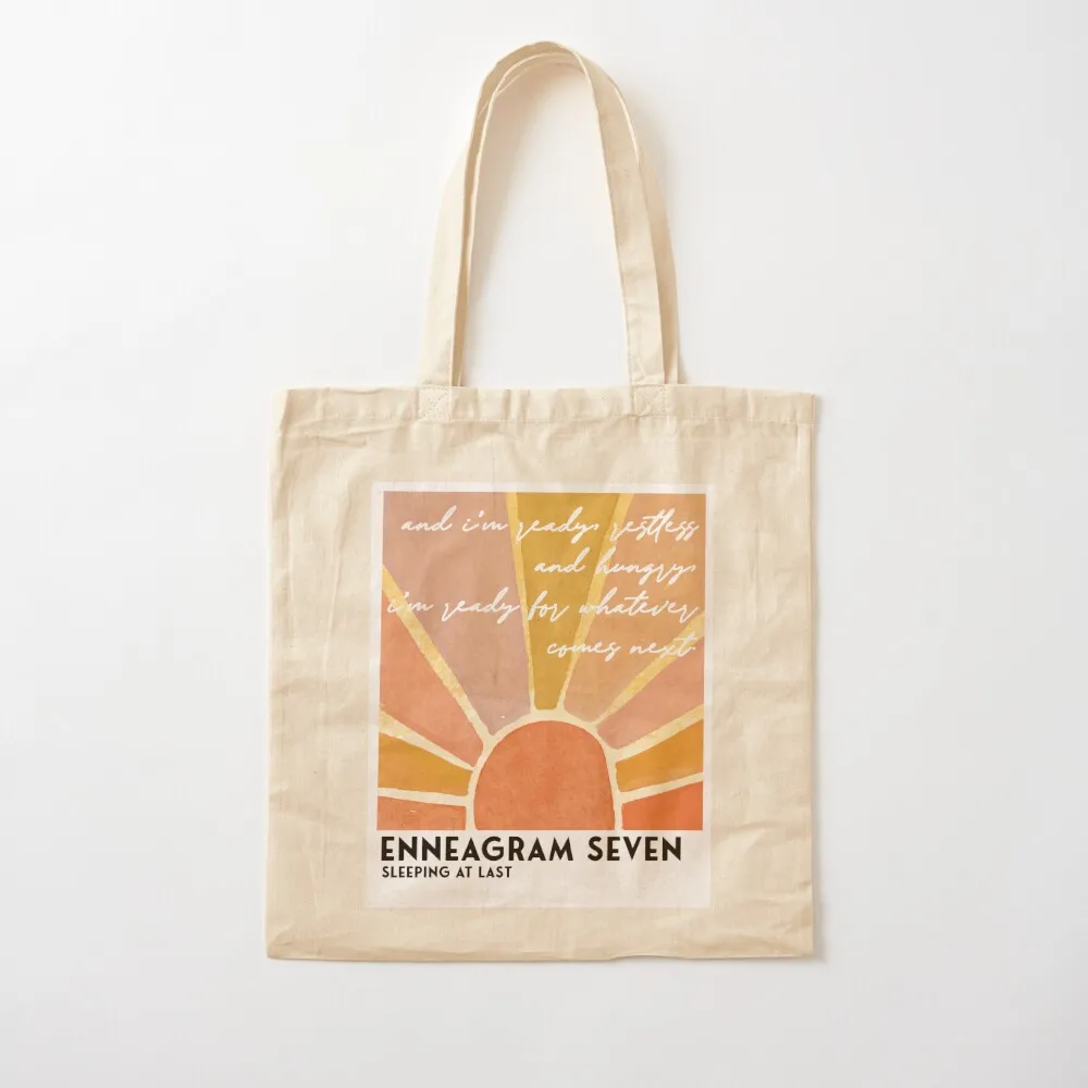 

Enneagram Seven Sleeping At Last Tote Bag Cloth bag women canvas bags cute Canvas