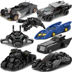 MOC Batmobile Tank Tumbler Set Sports Car Building Blocks, Bat Racing Vehicle Model Bricks, Puzzles, juguetes, regalos para niños