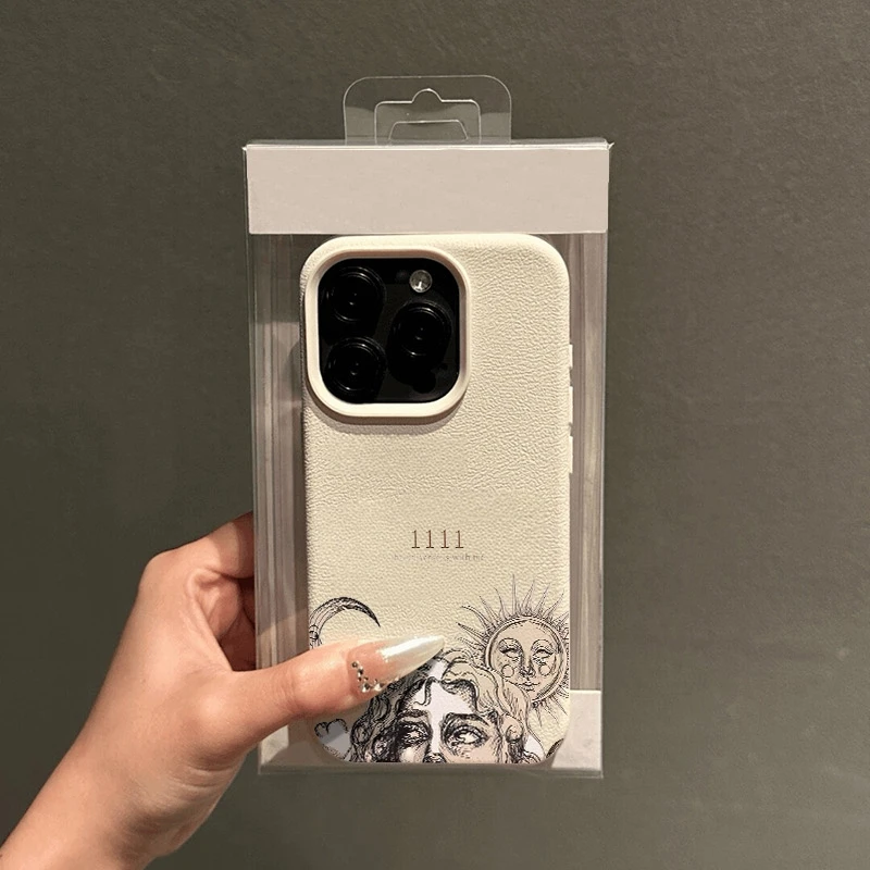 ミニマリストアートイラスト iPhone 17 16 15 14 13 12 11 Pro Max シリコンケース iPhone XS X XR 16 Plus 17 Air 用カバー