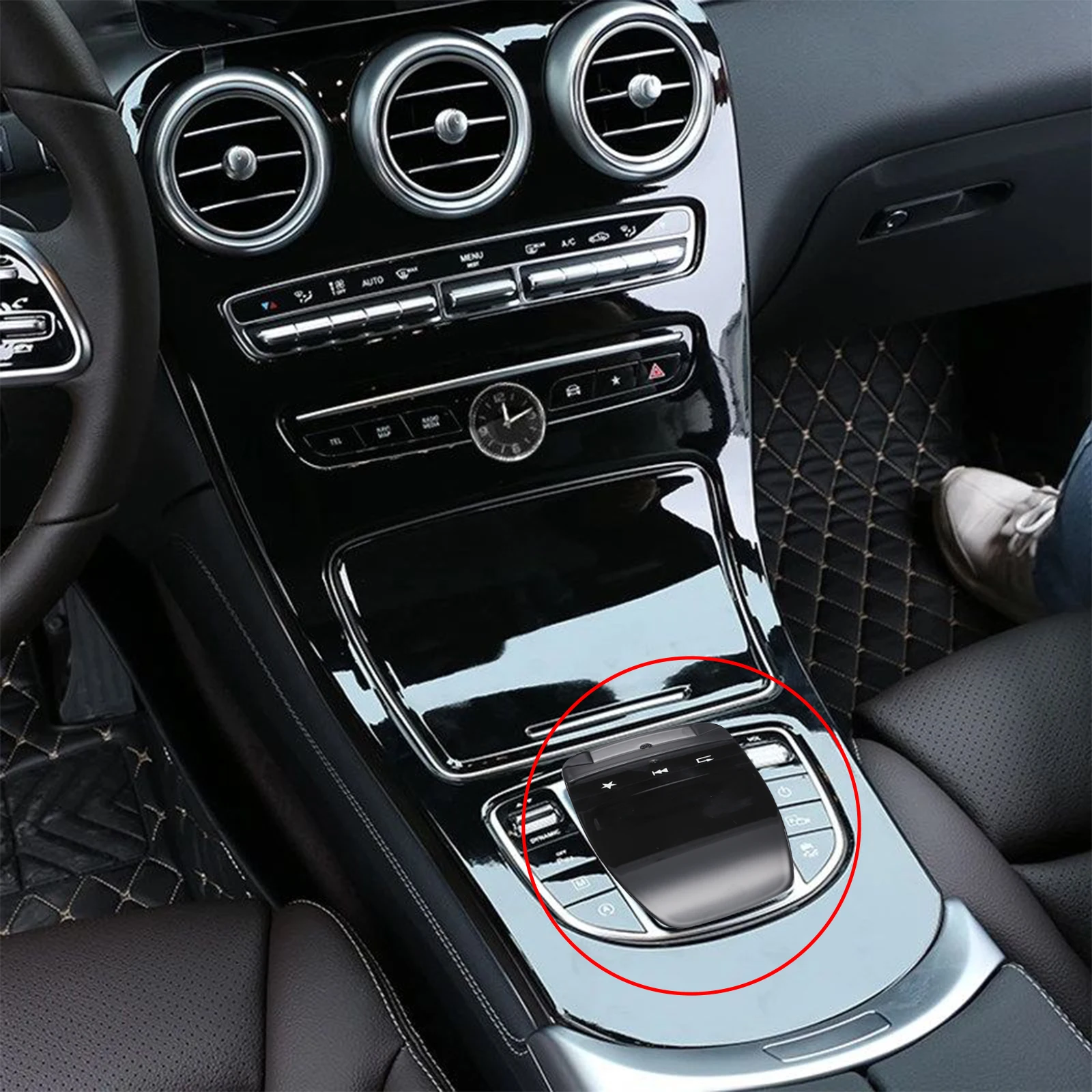 

Luxury Dashboard Controller Console Touch Pad Vehicle Interior Upgrade Easy Installation Enhanced Aesthetics Intuitive Operation