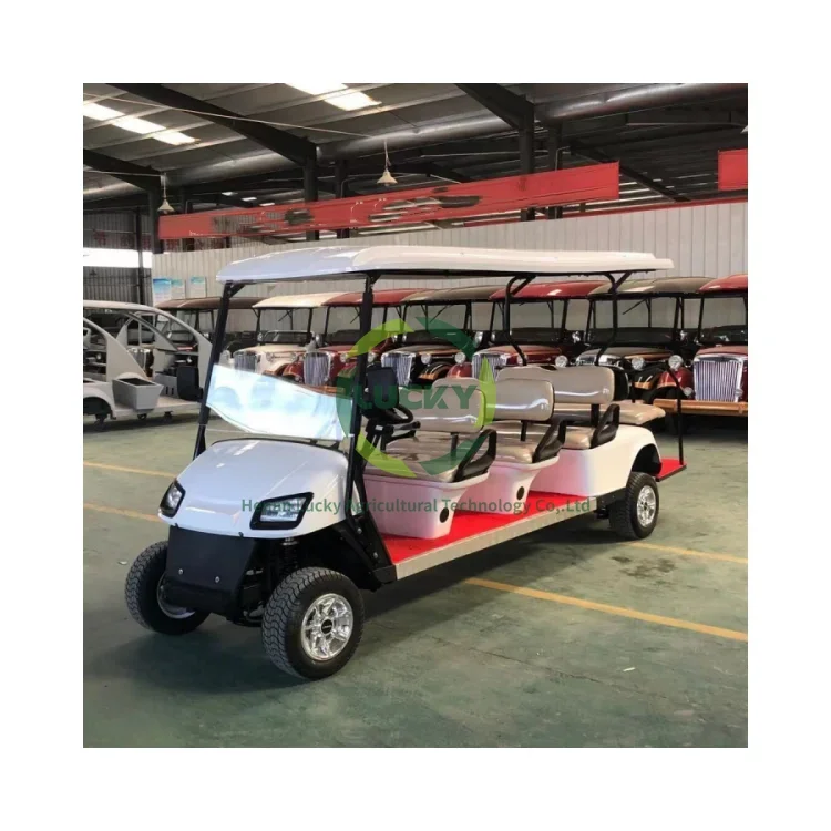 2023 Latest Models 48 Volt Lithium Battery 4 Seater Foldable Electric Jeep Golf Cart For Adult