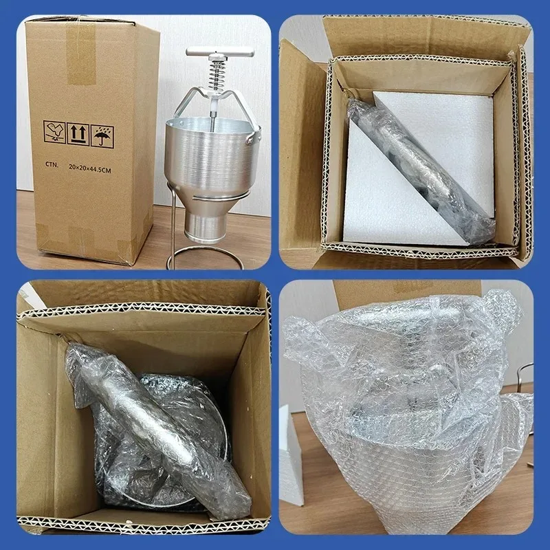 Mini Manual Donut Maker, Extrusion-Style Molding Device, Donut Mold, Manual Batter Dispenser, 6-Level Thickness Adjustment