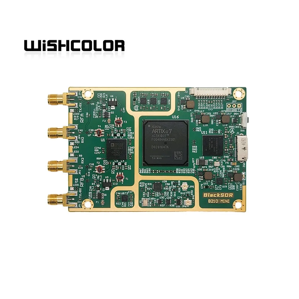 Hamgeek B210 Mini AD9361 مجموعة أدوات تطوير الراديو المحددة بالبرمجيات مع استبدال SDR لـ HackRF PlutoSDR