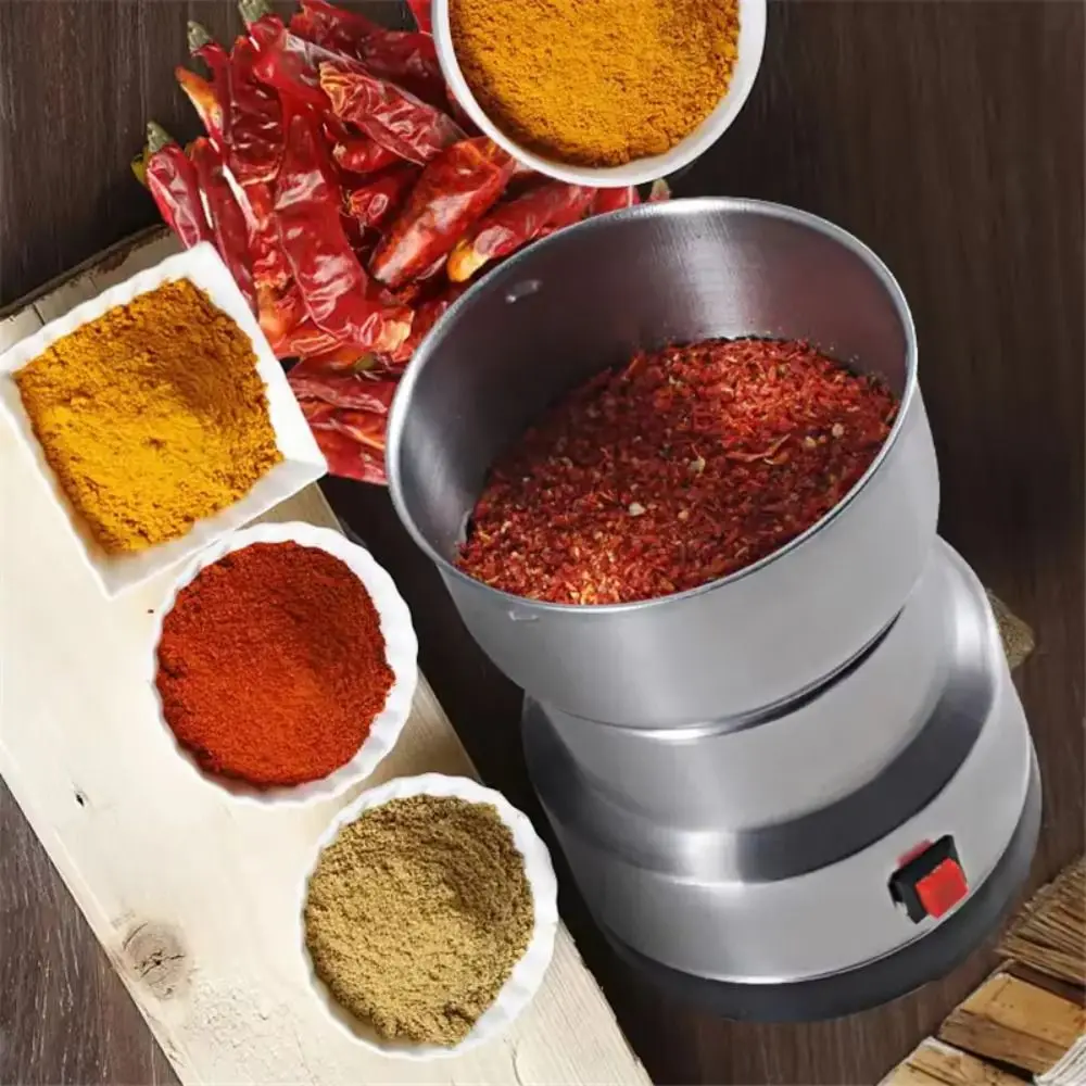

Stainless Steel Multifunction Smash Machine Powder Machine Small Mills Spice Grinding Tool Speed Cereal Grain Ultra-Fine Grinder