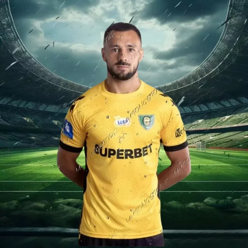 

2025 Poland Football Shirt Summer Edycja Specjalna Men Boy Football Shirt GKS Katowice Kit Odzież Sportowa Polska Football Shirt