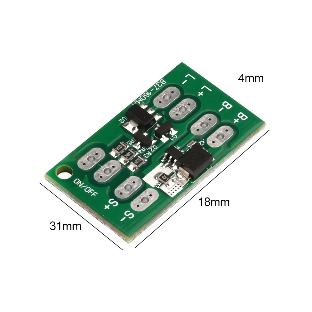 Solar controller board with auto switch, constant current drive, and Li-ion charge/discharge protection for street lamps.