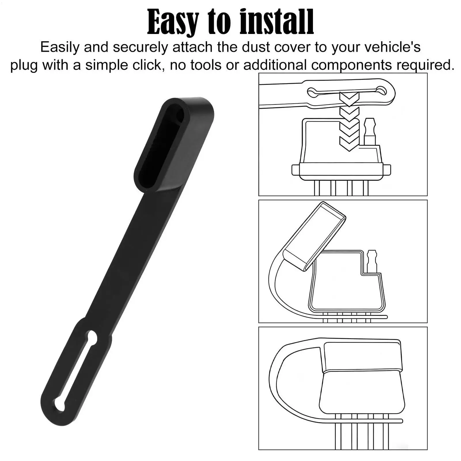 

4-контактная крышка вилки прицепа, резиновая 4-контактная запасная часть, 4 шт., крышка провода боковой вилки автомобиля для грузовика, автофургона, пикапа