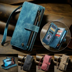 CaseMe Phone Leather Case for iPhone, Luxury Credit Card Wallet Cover for iPhone 15 14 13 12 11 Pro Max 7 8 Plus X XS Max XR