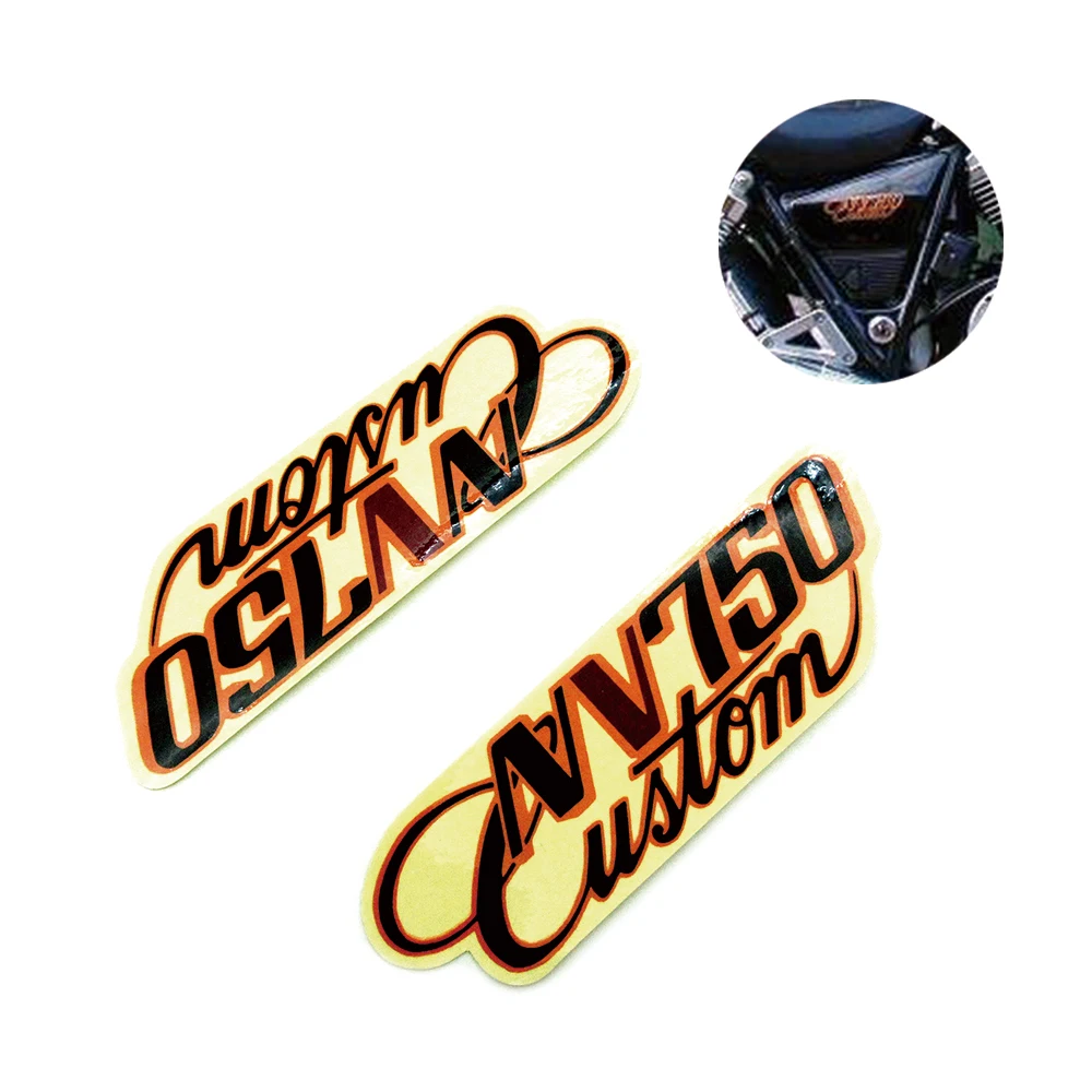 Motorcycle Fuel Gas Tank Emblem Badge Decoration Decal Full Fairing Ornamental Transparent Sticker For Honda NV750 Custom NV 750