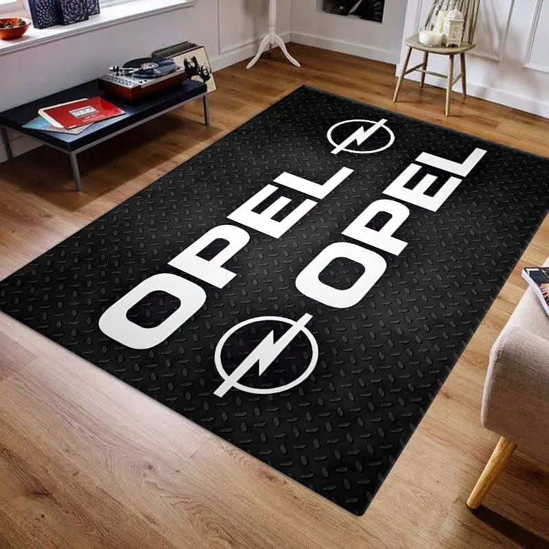 OPEL-alfombras con estampado de coche para el hogar, alfombras suaves de área grande para sala de estar, dormitorio, habitación de niños