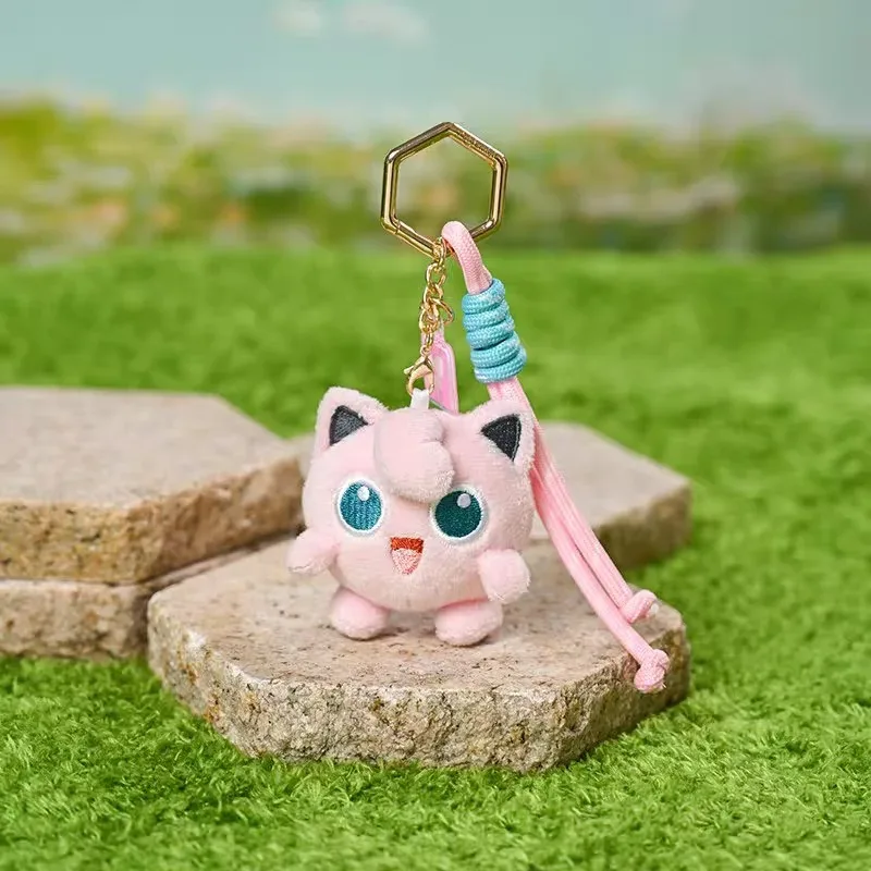 Anime Kawaii Pikachu Schlüsselanhänger Gengar Togepi Sprigatito Mew Jigglypuff Mimikyu Plüschtier Niedliche Plüsch-Schlüsselanhänger Puppen Anhänger Geschenke – Detail 8
