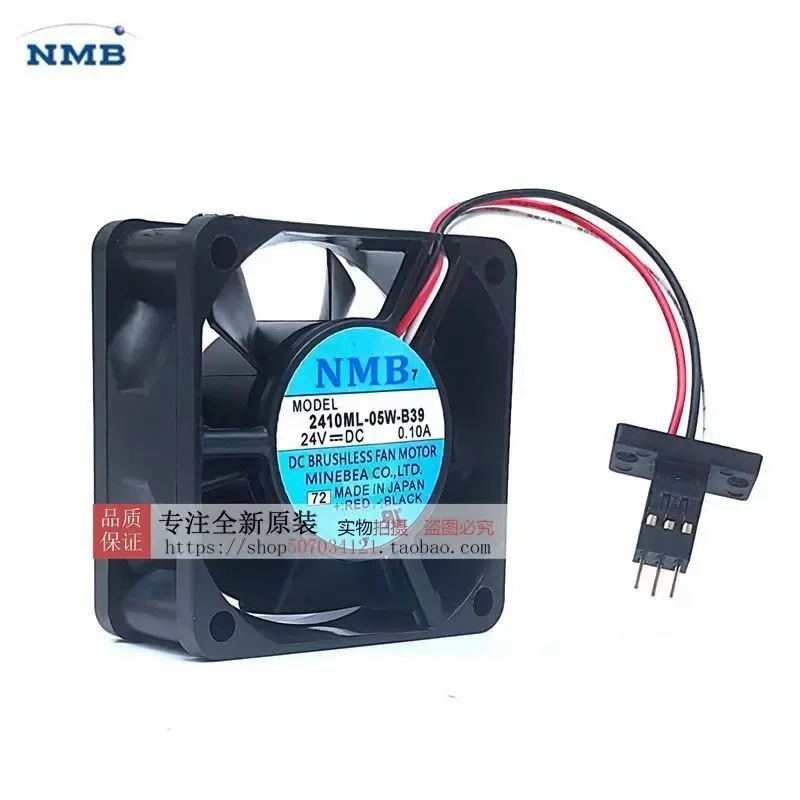 for NMB 2410ML-05W-B39 6CM 24V 0.10A Cooling Fan for FANUC Drive Amplifier