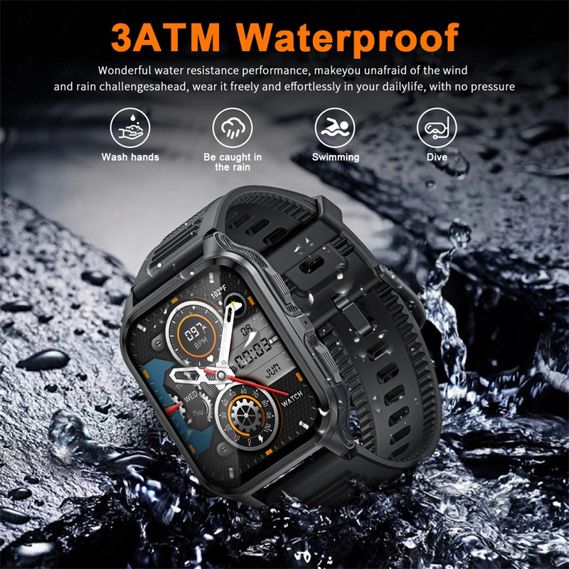 LIGE Smart Watch with 1.83-Inch Display