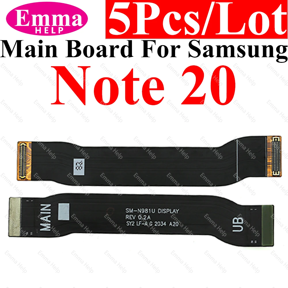 5Pcs Main Board Flex Cable For samsung a32 connector Galaxy A21S A51 A32 A42 A52 A72 Note 10 Lite 20 Ultra Flex Cable