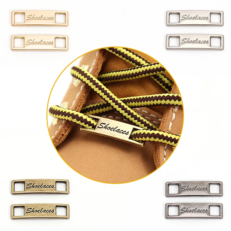 Lacets de Chaussures Rayés en Coton Blanc, Accessoires de Longueur 90/120/150cm, 1 Paire