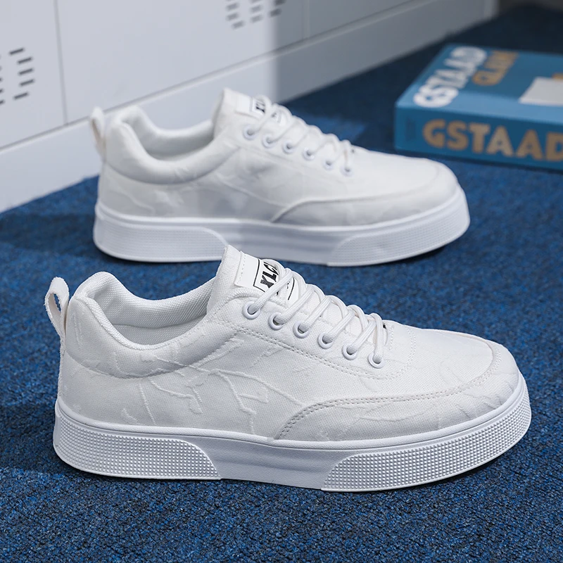 

New Men's Outdoor Sports Canvas Shoes – Lightweight & Comfortable Design with Thick Sole for Cushioning & Support. Ideal for Hik