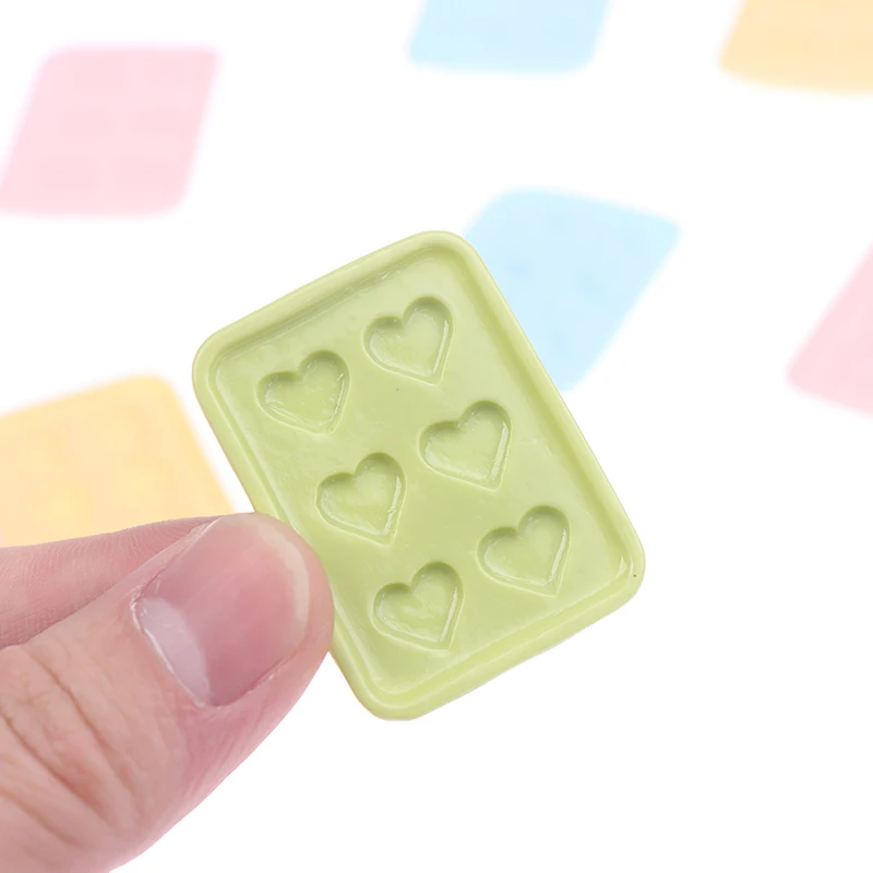 2pcs 1/12 Miniature Dollhouse Baking tray Pretend Play Kitchen Cooking Toy Set