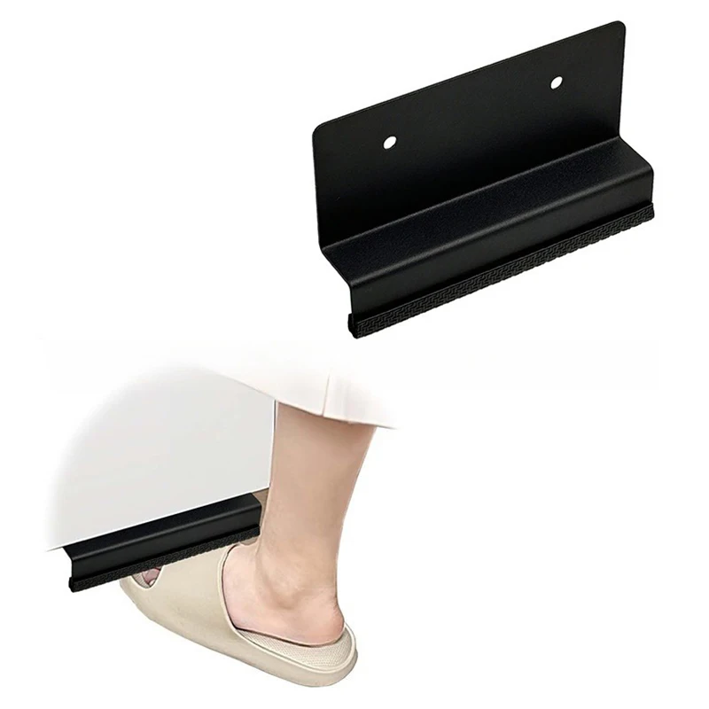 

1/2 Pack 4.72”Kitchen Trash Cabinet Foot Pull For Trash Cabinet Drawer,Hands-Free Garbage Drawer Foot Pull Handle Touchless