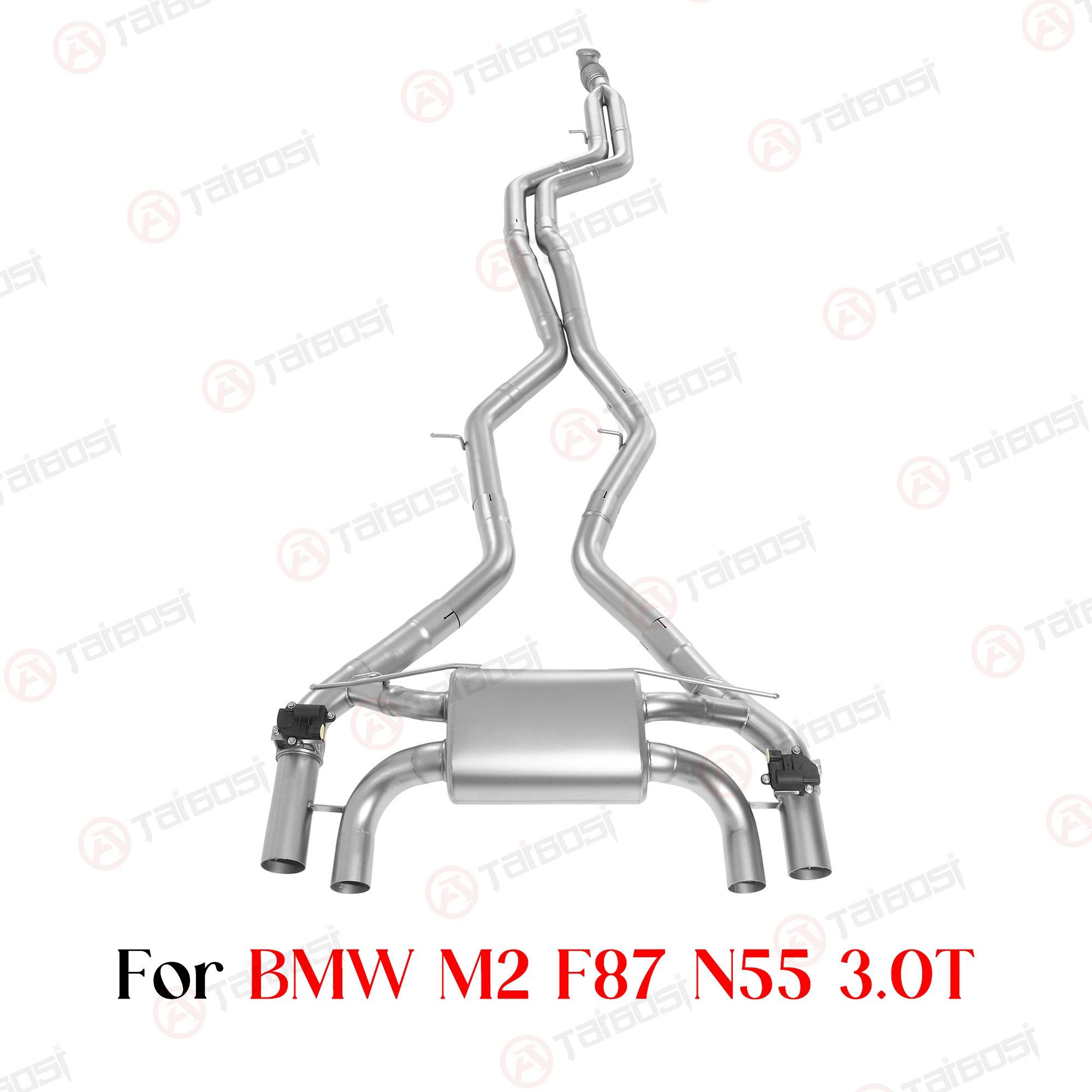 

Taibosi Factory Valvetronic Catback Exhaust For BMW M2 F87 N55 3.0T SUS304 Electric Valved Muffler With Remote Pop Sound