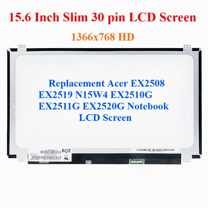 

Для Acer EX2508 EX2519 N15W4 EX2510G EX2511G EX2520G ЖК-экран ноутбука