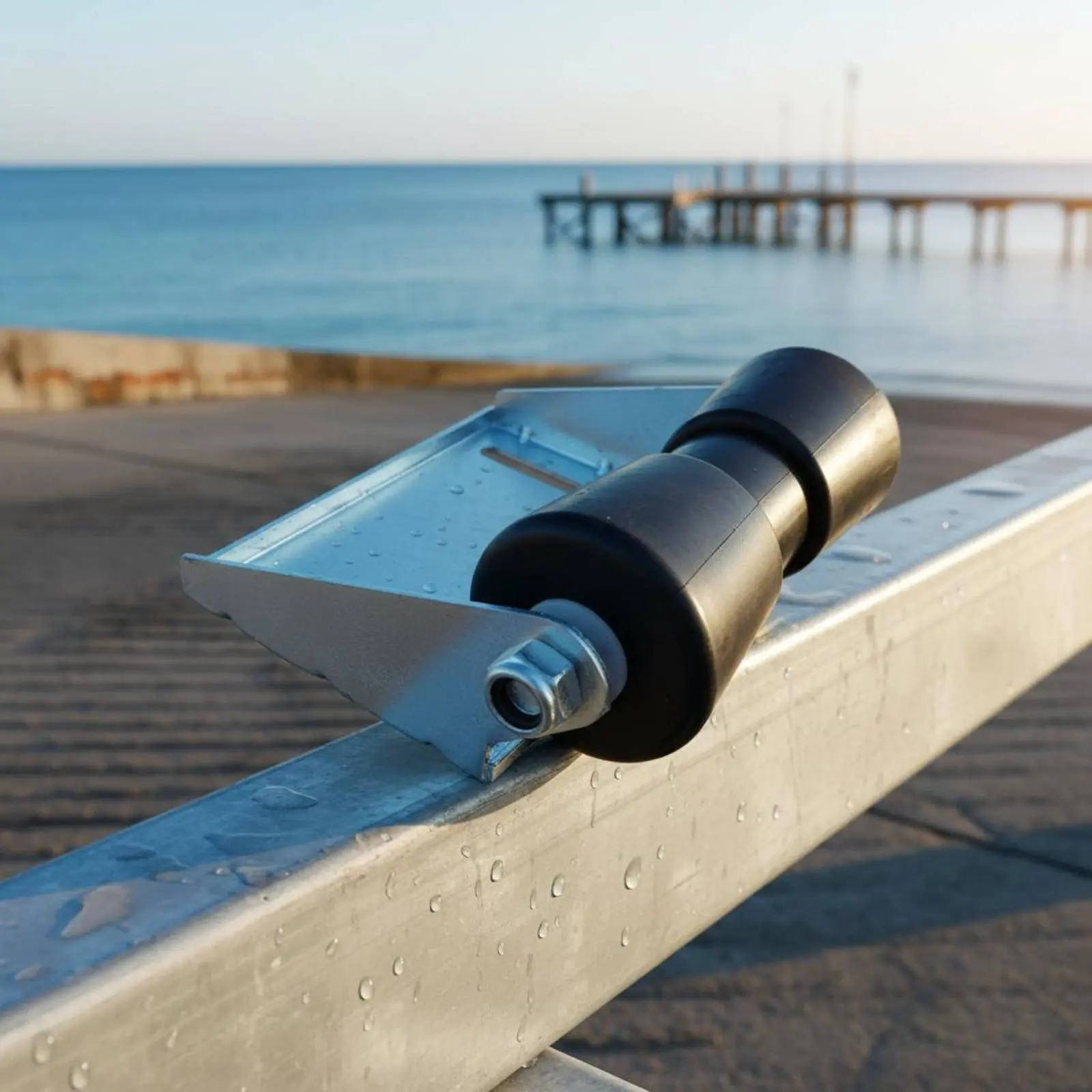 8 Inch Kayak Hauling Roller Bracket Hull Protection Boat Hauling Roller Bracket Marine Hardware Effortless Launch and Retrieval view 5
