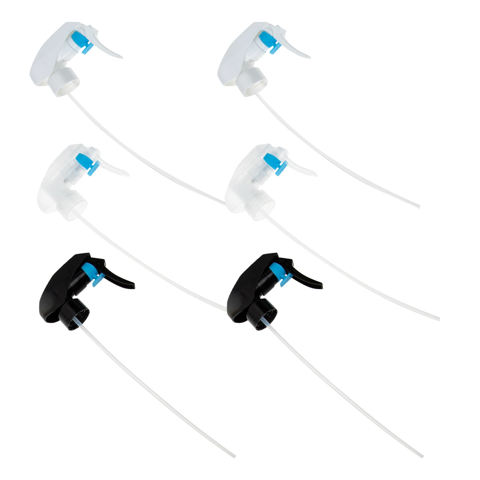 

6pcs Spray Gun Nozzle Plastic Mist Sprayer Stream Head Airbrush Bottle Trigger Gardening Hose Plant Watering Cleaning