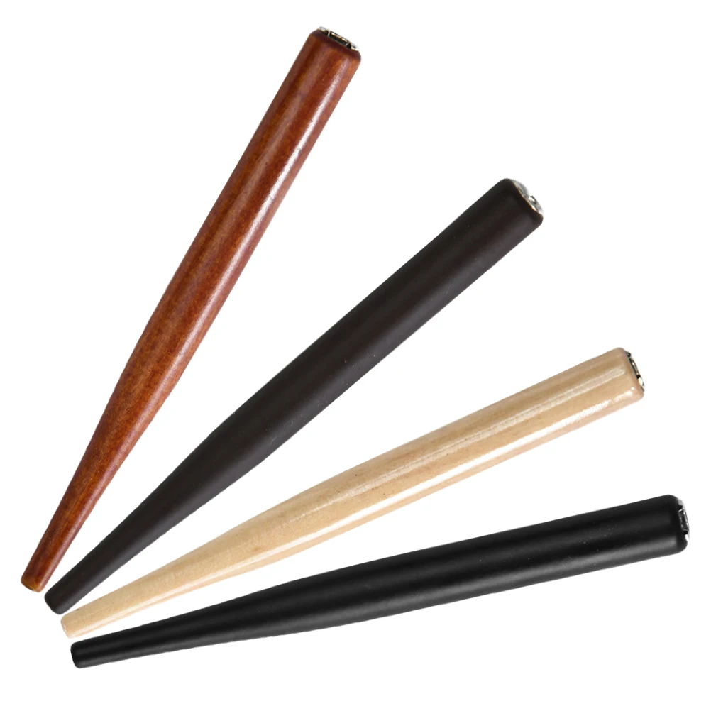 

4 шт., деревянный держатель для ручек, ретро манга, комиксы, принадлежности для каллиграфии без наконечников, материал для рисования, стальной держатель для наконечников
