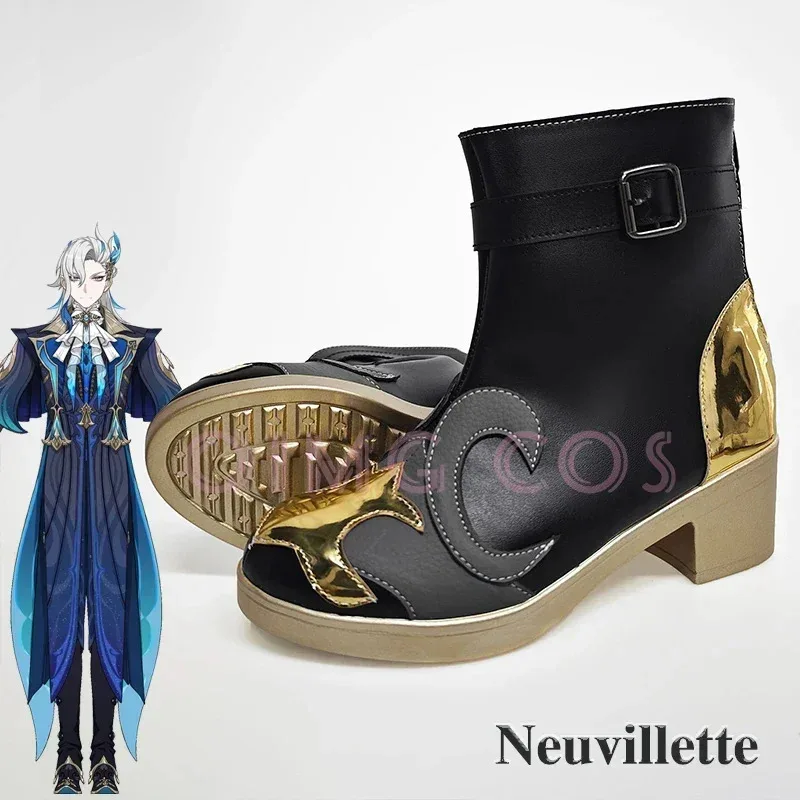 

Neuvillette Cosplay ShoesChinese Style Anime Halloween for Impact Game