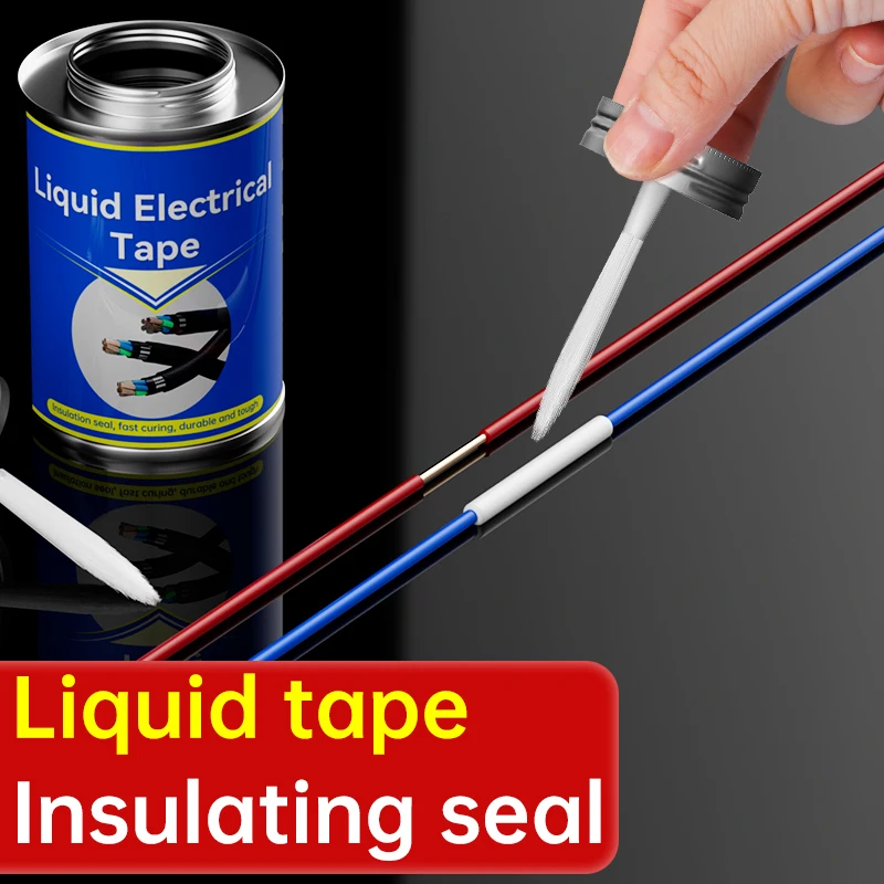 30ml/125ml Waterproof Liquid Electrical Tape Insulation Paste Wire Cable Coat Fix Line Glue Paste Sealant Insulating Rubber Elec