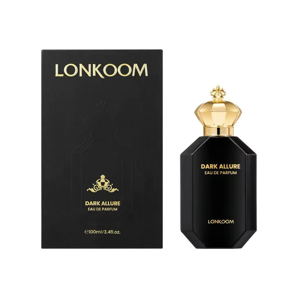 LONKOOM Tobacco Leather Vanilla/Powdery  Fruity Gourmand Long lasting fragrance for men and wom DARK ALLURE and ETHEREAL 100ml