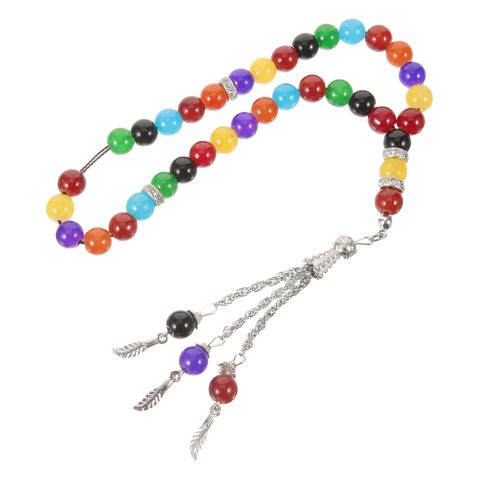 

Rosary Bracelet 8mm Beads Women Natural Agate Retro Wrist Chain Colorful Jewelry Gift Accessories Fashion Trend Bracelet
