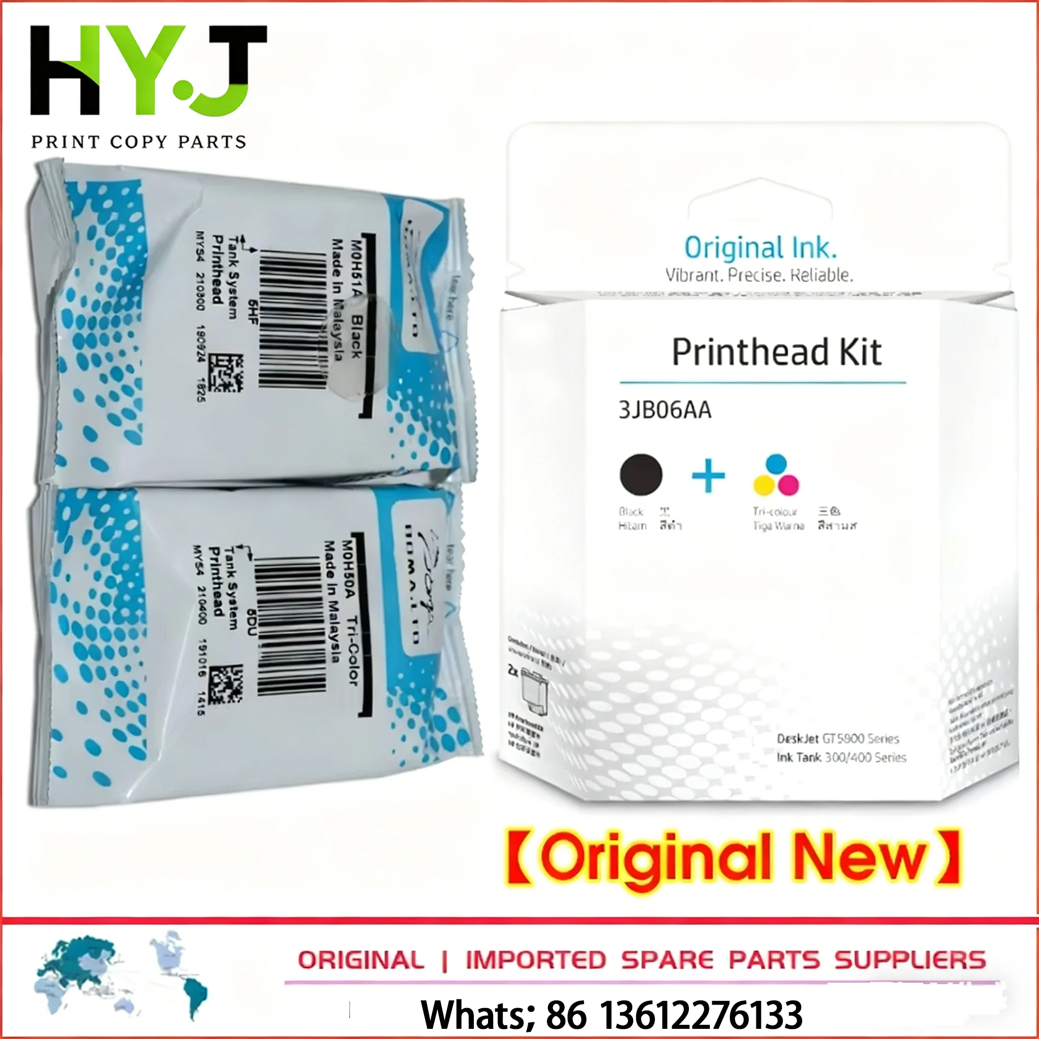 

Original New M0H51A M0H50A X4E75A 3YP17A 3JB06AA Print Head For HP GT5810 GT5820 GT5822 tank 115 116 310 315 318 319 410 411 415