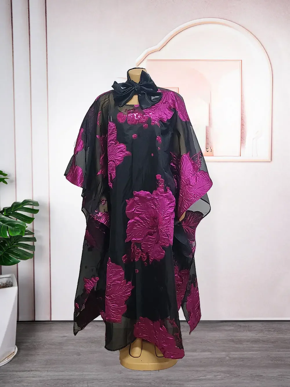 حجم كبير فساتين الأفريقية للنساء 2025 جديد Dashiki أنقرة تركيا الزي ثوب 2 قطع الصيف فستان الحفلات قماش الجاكار