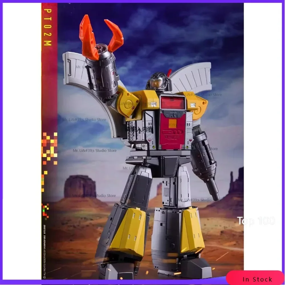 [In Stock] Transformation Toy 27CM PT02M Metallic Defense Guard Pangu Model Action Figure Toy Friend Gift Brand New