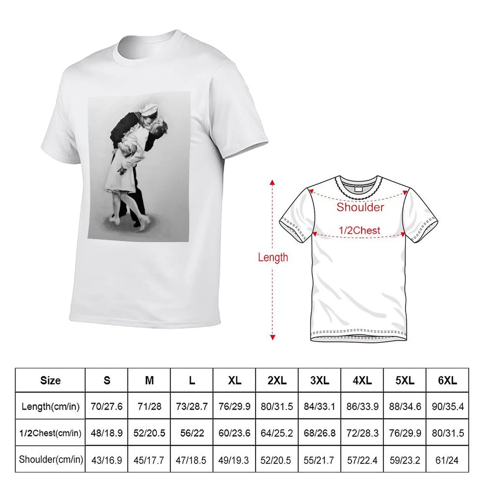 KISS Sailor and Nurse T-Shirt cotton t shirts high quality t shirts for man cotton soft T-Shirt