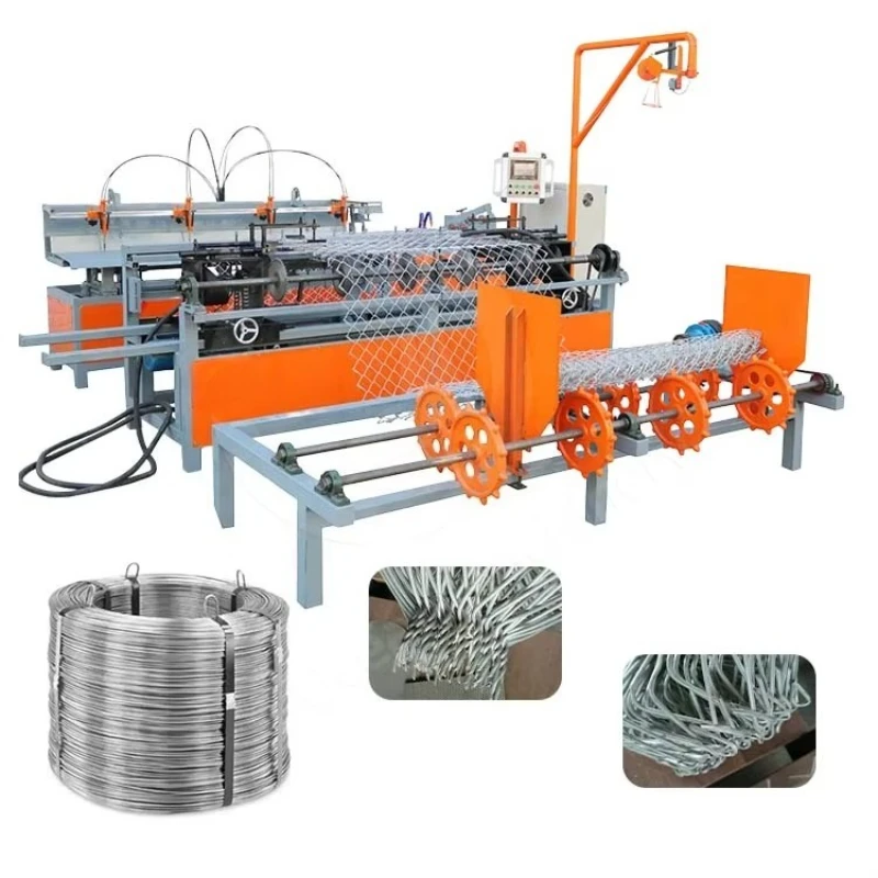 Carbon Steel Wire Mesh Making Machines Chain Link Fence Machine Durable for Heavy-Duty Industrial Fencing  Requirements
