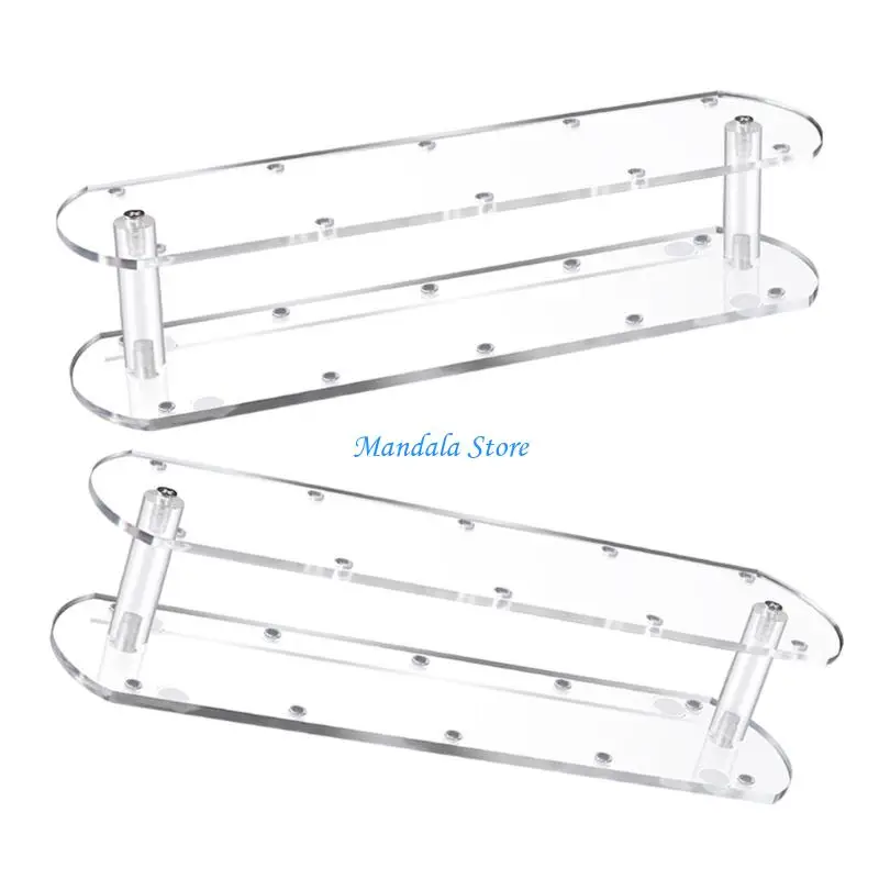 

U2JC 2pcs Clear Dessert Display Stands 10 Holes Durable Candy Holder for Occasions