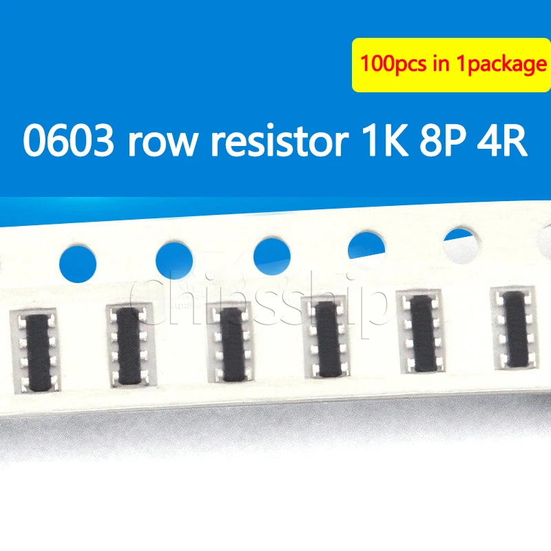 

0603 Network Resistance 1K 8P 4R 8-pin Network Resistor (100 PCS)