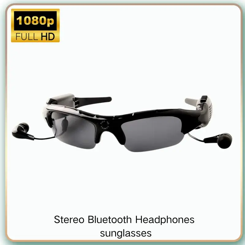 Stereo Earphones Wireless Bluetooth Sunglasses Protection Sunglasses for Driving Cycling Sports Noise Reduction Headphones ﻿