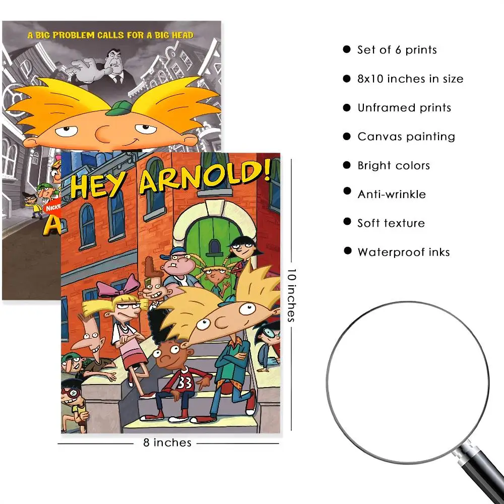 الكرتون يا أرنولد ملصق جودة عالية طباعة ديكور المنزل جدار الفن جدارية غرفة زخارف للحانات #4