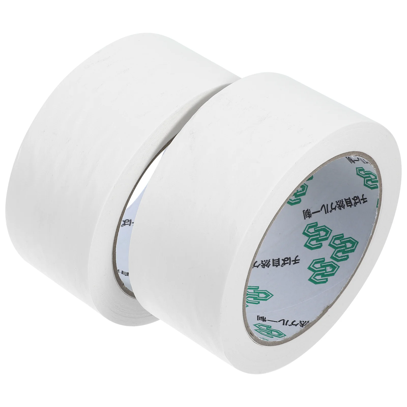 2 Rolls Carton Sealing Tape White Packing Duct Shipping Heavy Duty Mailing for Packages