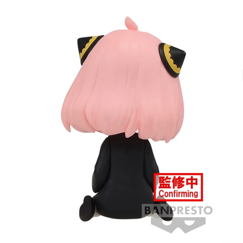ฟิกเกอร์อนิเมะแท้จาก Bandai รุ่น Q Posket Petit SPY×FAMILY ตัวละคร Anya Forger ของเล่นแอคชั่นสำหรับเด็กชาย เด็กหญิง และเด็ก ของขวัญคริสต์มาส ของสะสม