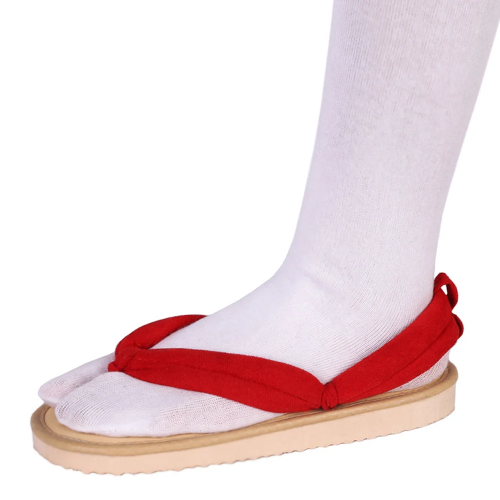 Hot Anime Cosplay Shoes Kamado Nezuko Cosplay Clogs Kimono Flip-flops Geta Slippers Shoes