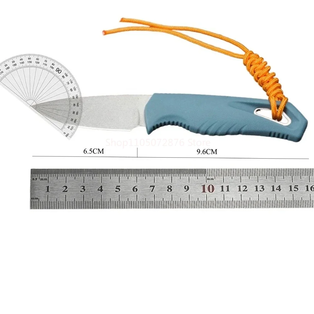 180/50 Outdoor Rock Climbing Adventure Trekking Utility Knives Outdoor Portable 8Cr13Mov Fixed Knife W/ Sheath Daily Cutter Gift