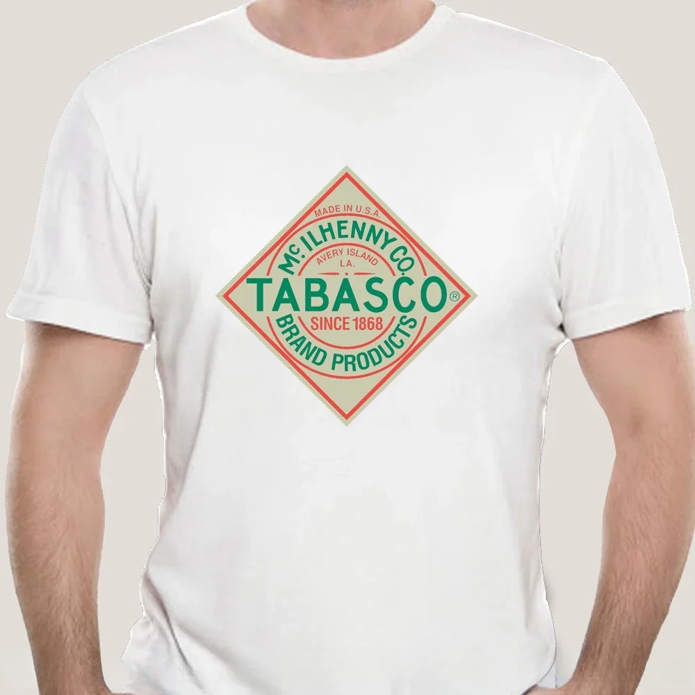 funny t shirt men novelty tshirt Tabasco Sauce Heather T-Shirt - Label Casual Cotton t shirt men Broadcloth Short