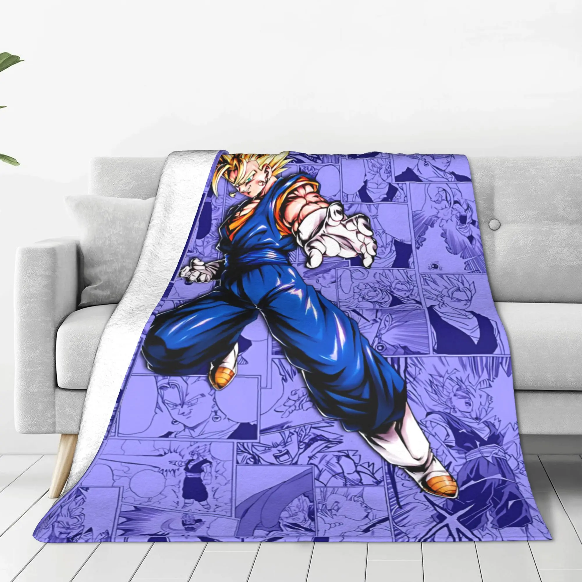 1PC home Christmas Room Decor Trunks Anime Blanket Throw Blanket Dragon Balls Novelty Warm Blanket All Season