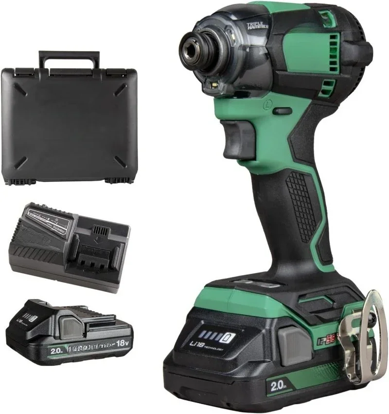 أداة 18 فولت متعددة فولت لاسلكية ثلاثية المطرقة BOLT تأثير سائق مجموعة، مجموعة محرك تأثير الطاقة مع حافظة، طاقة مدمجة خفيفة الوزن