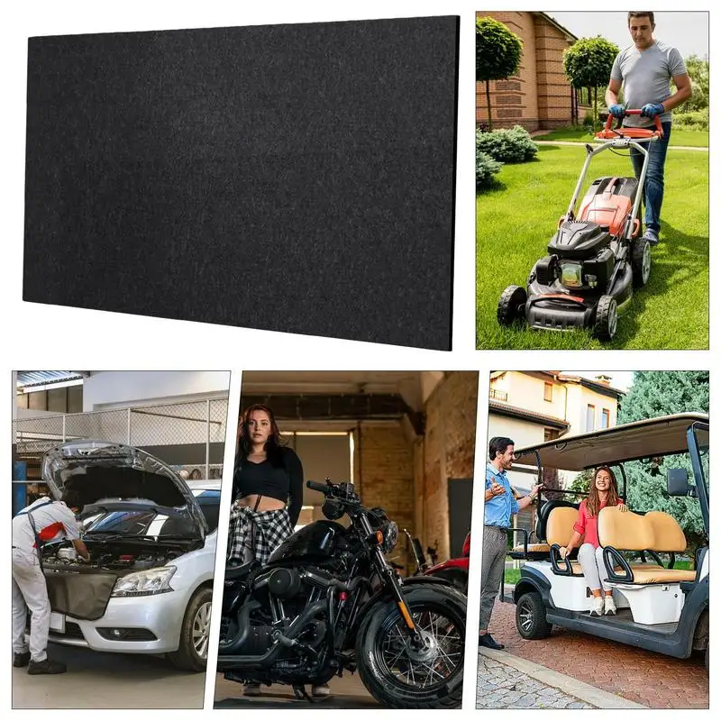 

Floor Oil Spill Mat Non-Slip Oil Spill Floor Protector Under Car Mat Driveway Floor Covering Indoor Outdoor Washable Carpet For