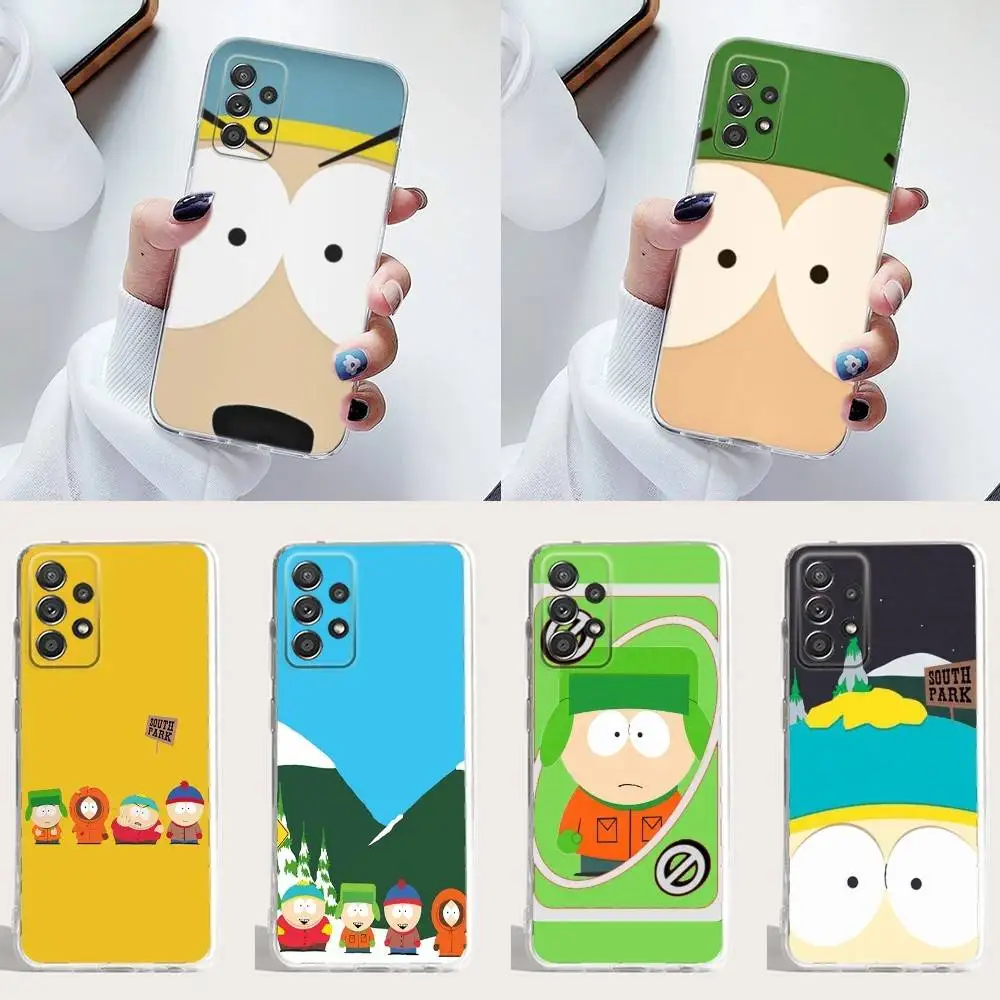 

S-South Park T-Towelie Phone Case Silicone For Samsung S30,23,21,22,20 FE lite,S10,9,PIus Note20ultra Soft Transparent