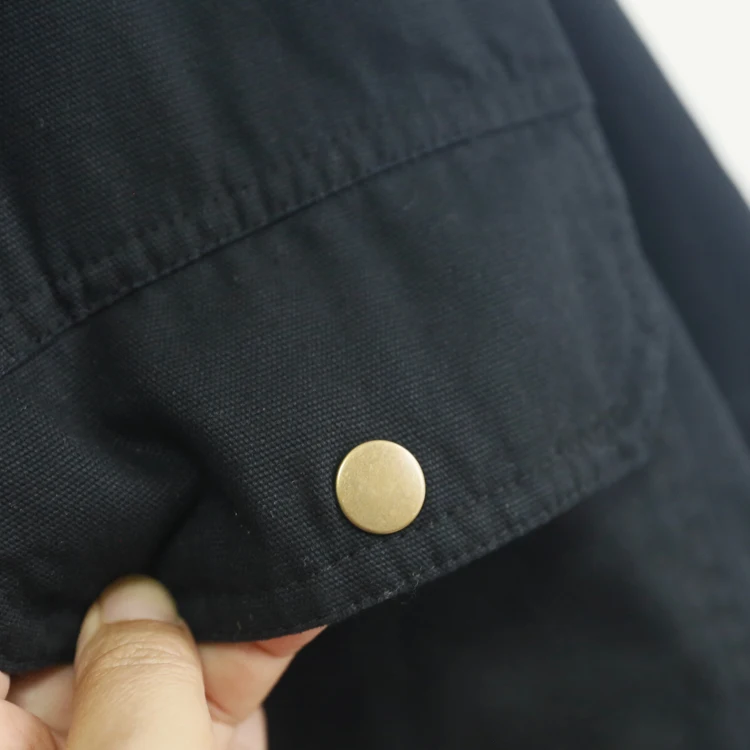 ملابس عمل غير رسمية للرجال Jaet مقاس كبير من القماش للدفء والشتاء معطف قطني من لحم الضأن المخملي بقلنسوة كاجوال أمريكي Sle Faion Ci